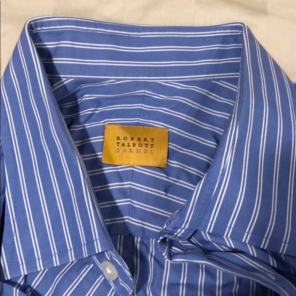 Men’s blue dress shirt